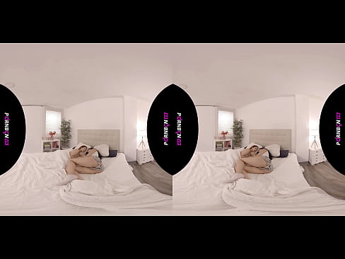 ❤️ PORNBCN VR दोन तरुण लेस्बियन 4K 180 3D व्हर्च्युअल रिअॅलिटीमध्ये खडबडीत जागे झाले जिनिव्हा बेलुची कॅटरिना मोरेनो आमच्याकडे ﹏